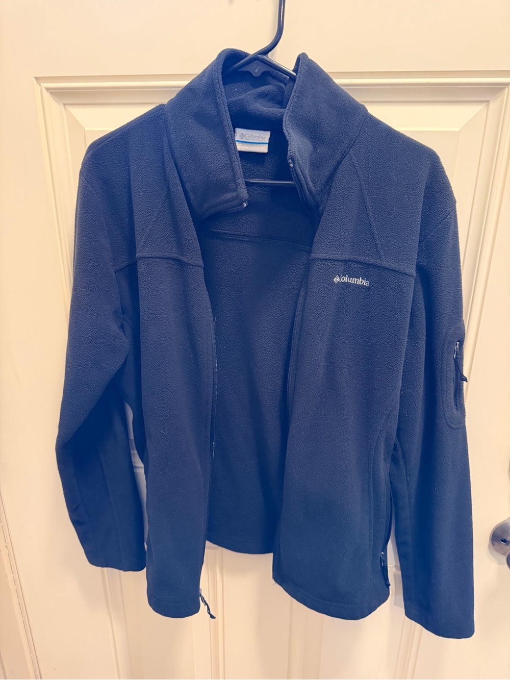 Columbia Black Full-Zip Fleece Jacket